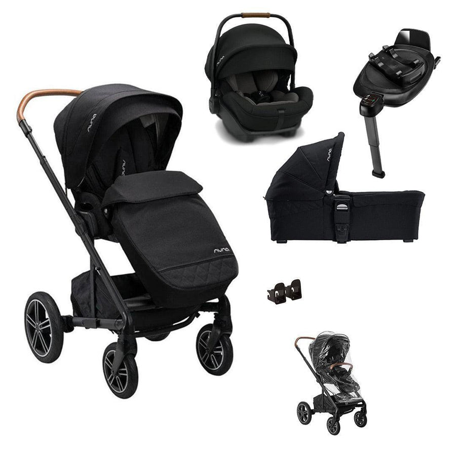 Nuna MIXX NEXT + ARRA NEXT Travel System - Caviar-Travel Systems- | Natural Baby Shower