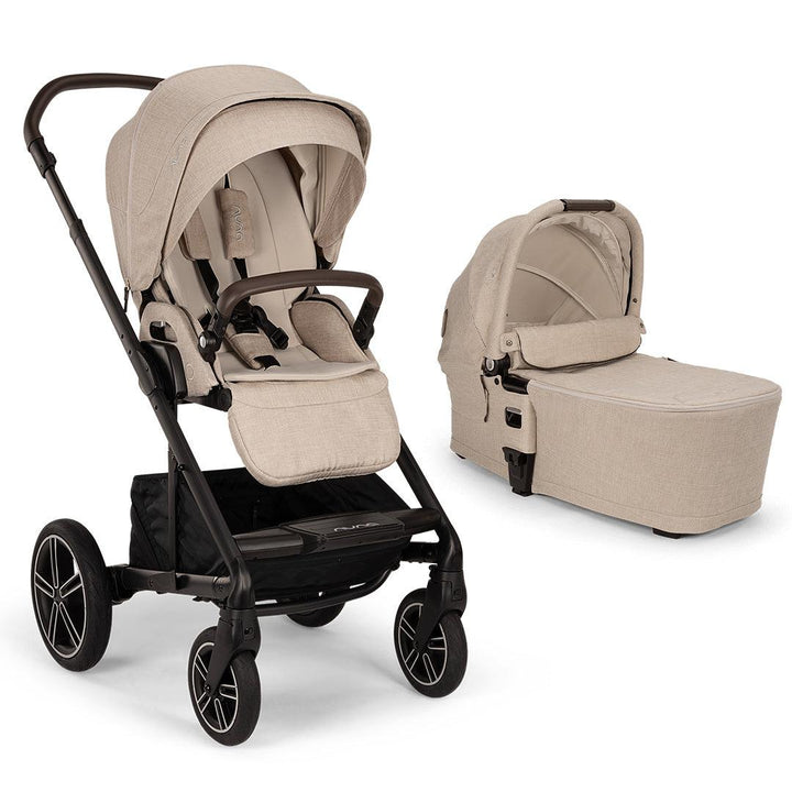 Nuna MIXX NEXT Pushchair - Biscotti-Strollers-Biscotti-With Carrycot | Natural Baby Shower