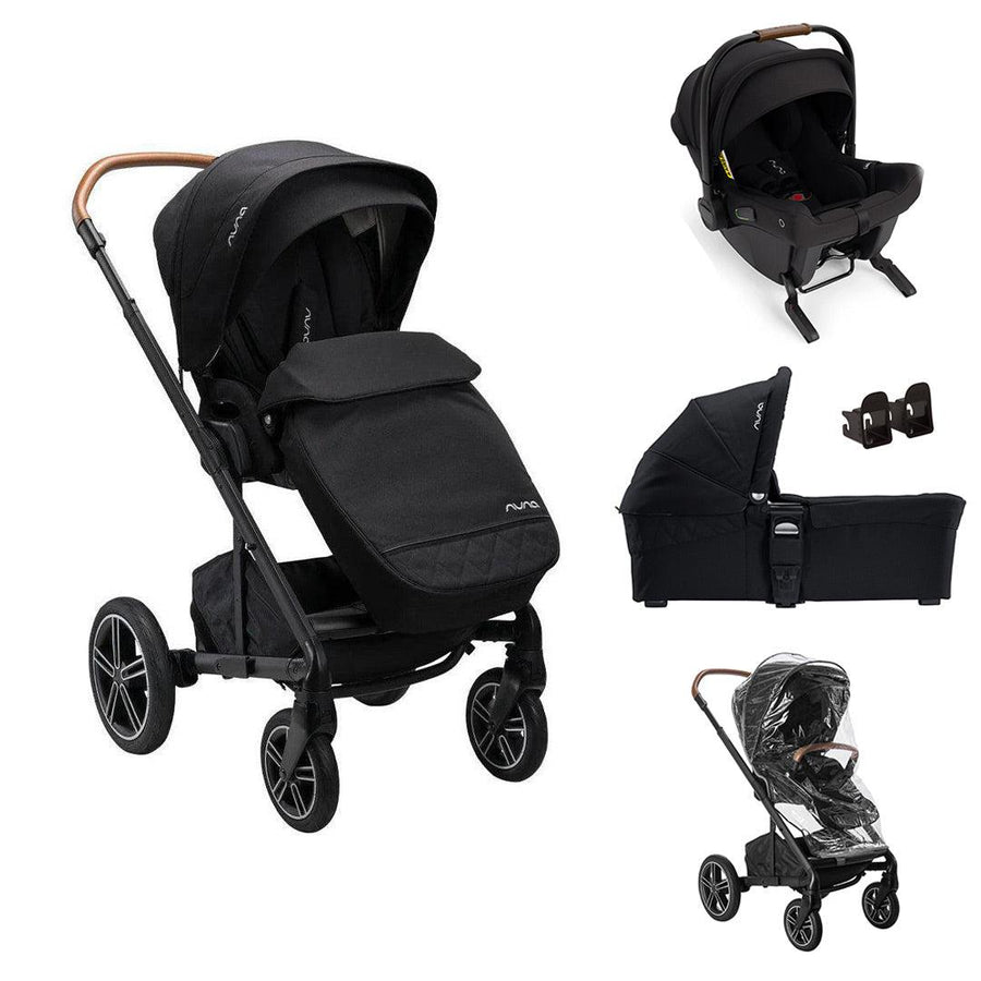 Nuna MIXX NEXT + PIPA URBN Travel System - Caviar-Travel Systems- | Natural Baby Shower