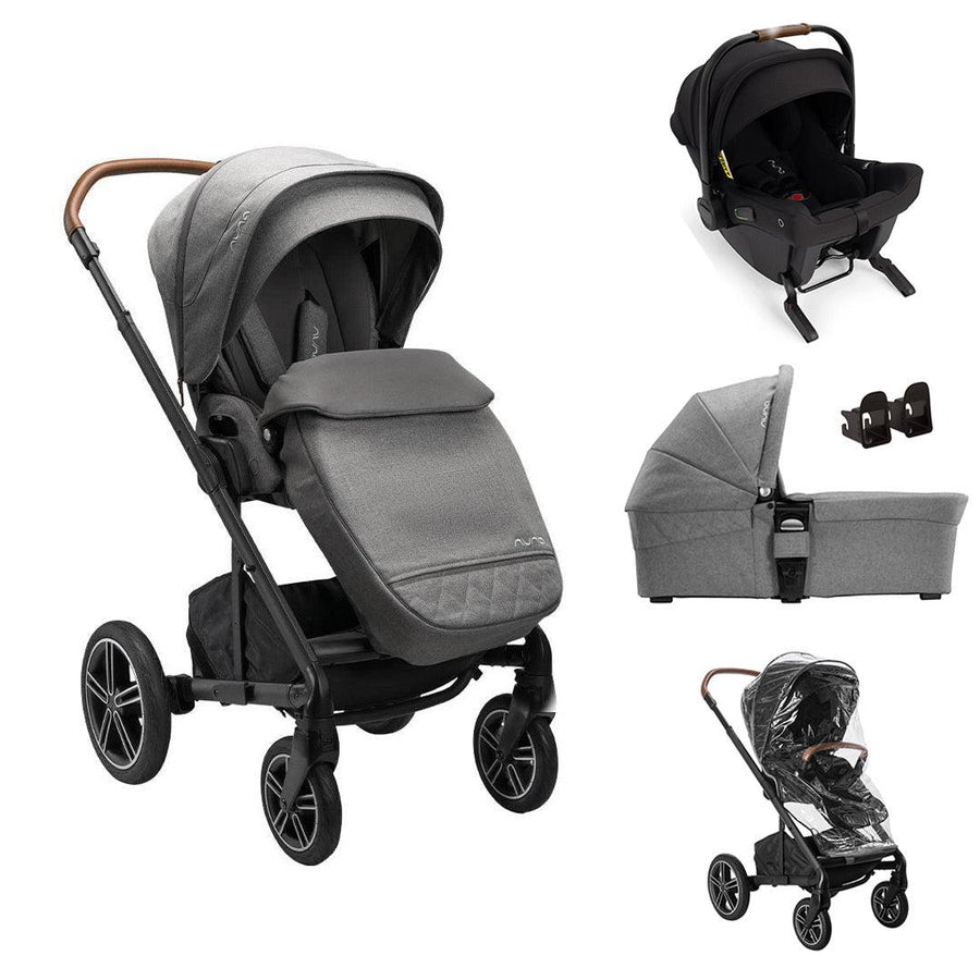 Nuna MIXX NEXT + PIPA URBN Travel System - Granite-Travel Systems- | Natural Baby Shower