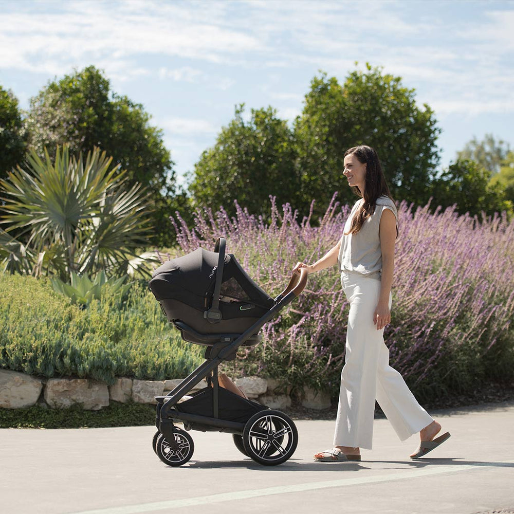 Nuna MIXX NEXT + PIPA NEXT Travel System - Caviar-Travel Systems-PIPA NEXT-NEXT Rotating Base | Natural Baby Shower