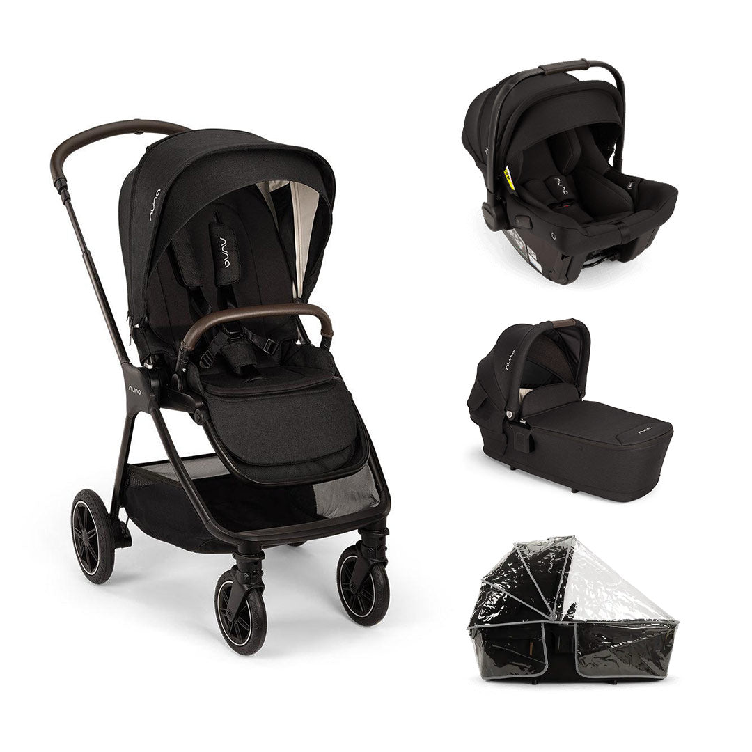 Nuna TRIV NEXT + PIPA URBN Travel System-Travel Systems-Caviar- | Natural Baby Shower