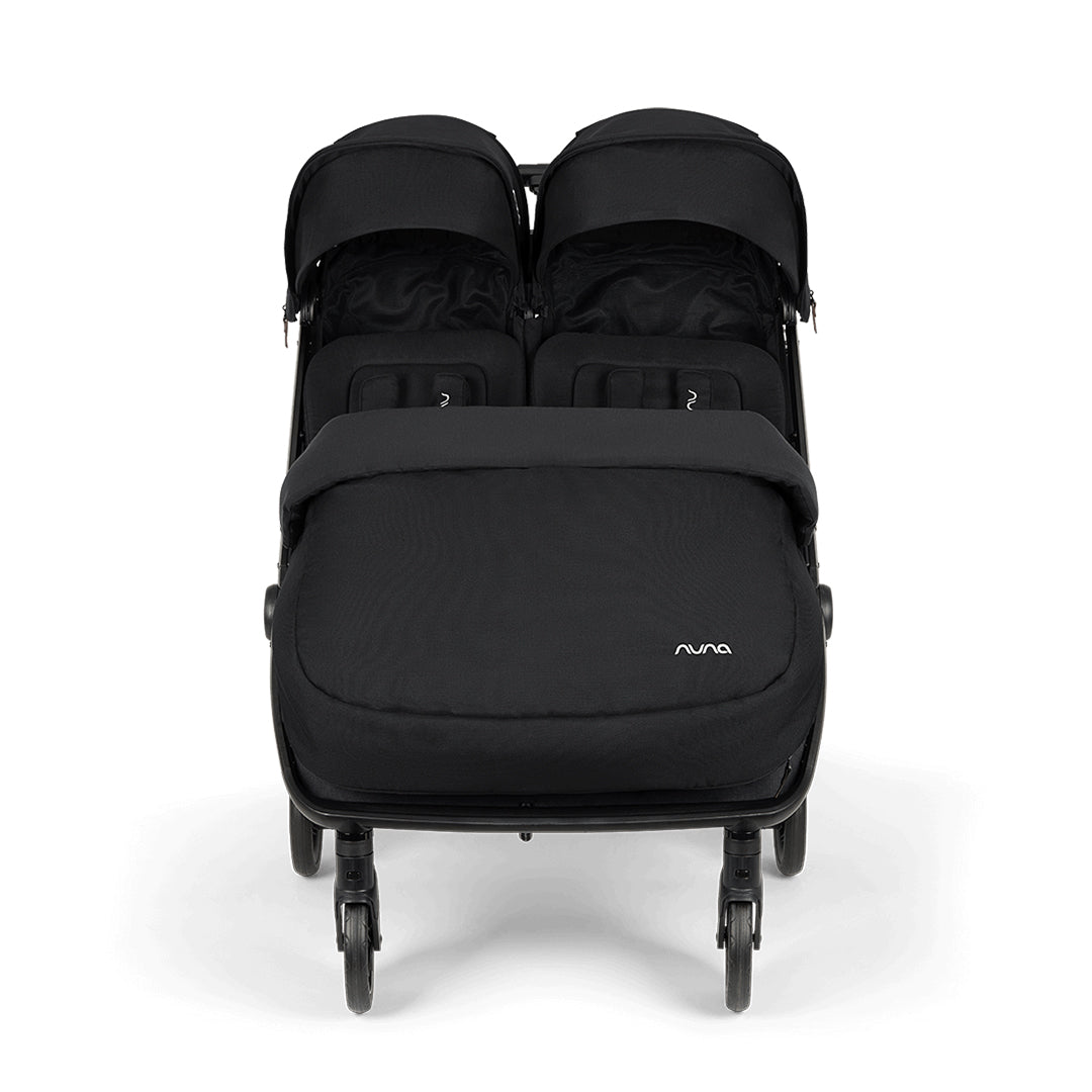 Nuna Trvl Dubl Footmuff - Caviar-Footmuffs-Caviar- | Natural Baby Shower