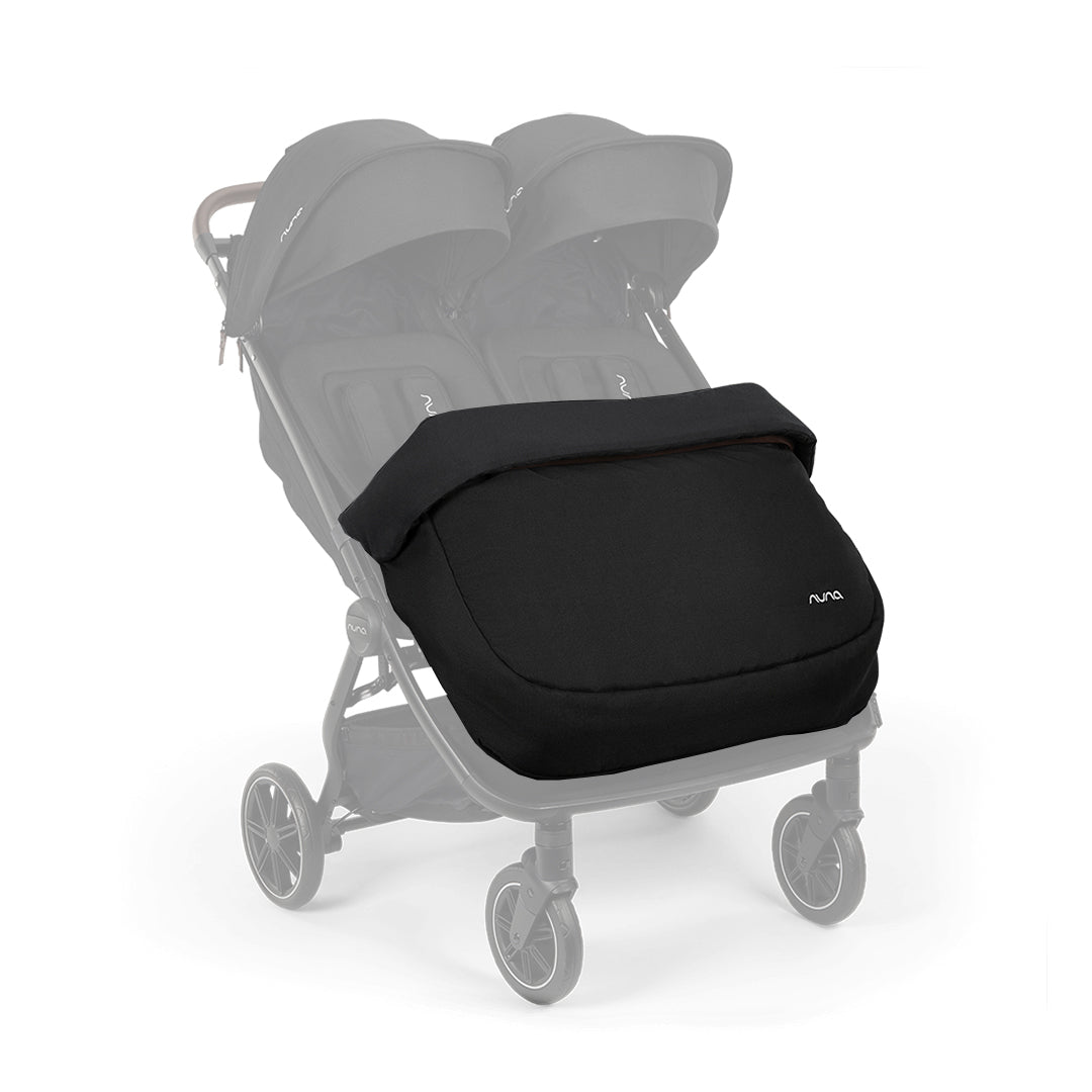 Nuna Trvl Dubl Footmuff - Caviar-Footmuffs-Caviar- | Natural Baby Shower