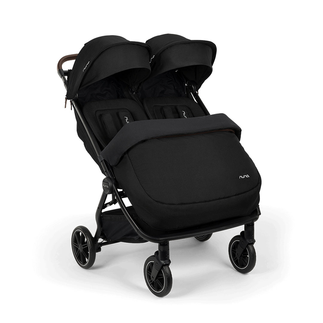 Nuna Trvl Dubl Footmuff - Caviar-Footmuffs-Caviar- | Natural Baby Shower