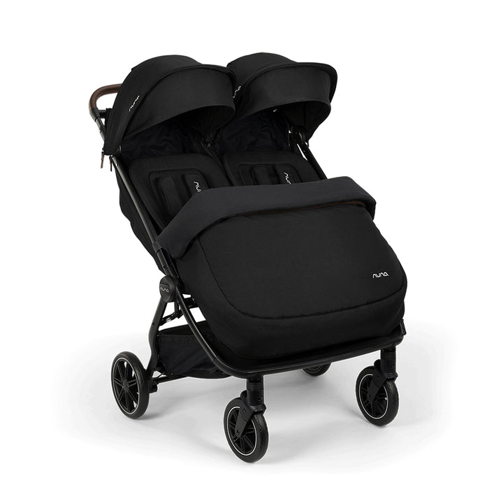 Nuna Trvl Dubl Footmuff - Caviar-Footmuffs-Caviar- | Natural Baby Shower