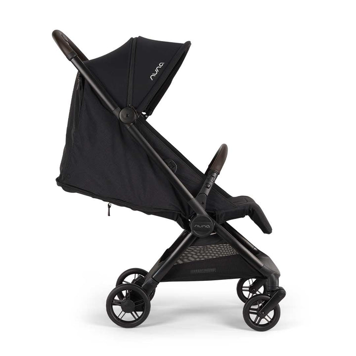 Nuna Viaa Cabn Compact Stroller - Caviar-Strollers- | Natural Baby Shower