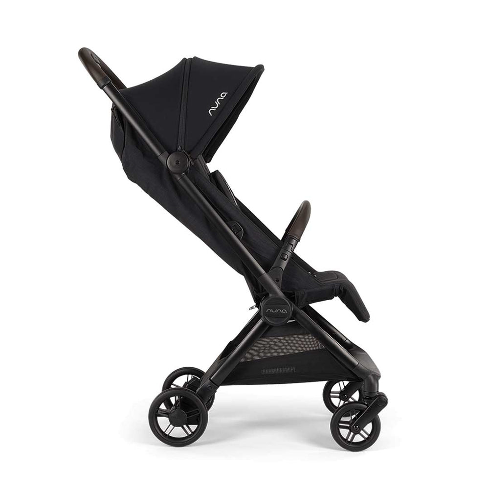 Nuna Viaa Cabn Compact Stroller - Caviar-Strollers- | Natural Baby Shower