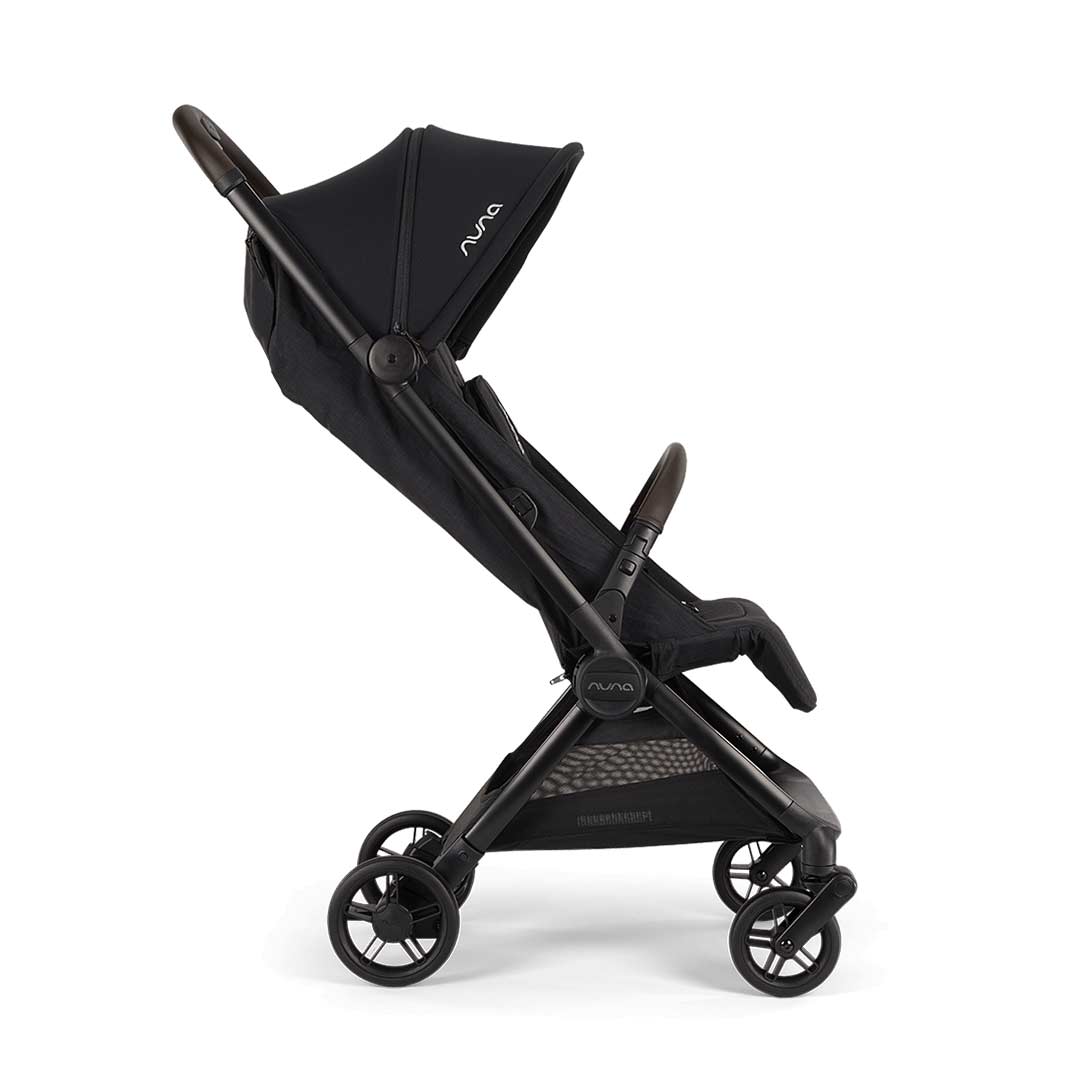 Nuna Viaa Cabn Compact Stroller - Caviar-Strollers- | Natural Baby Shower