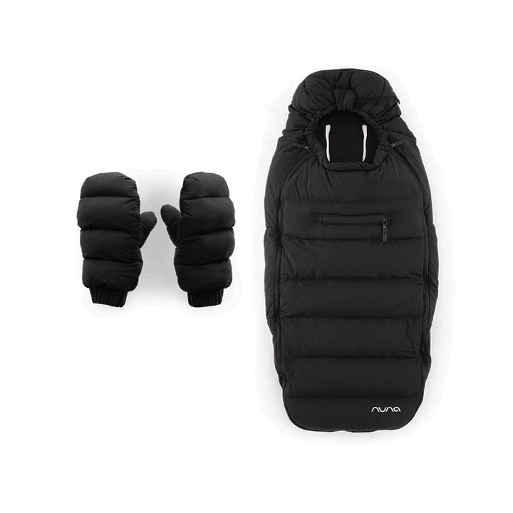 Nuna Winter Stroller Set - Caviar-Footmuffs-Caviar- | Natural Baby Shower