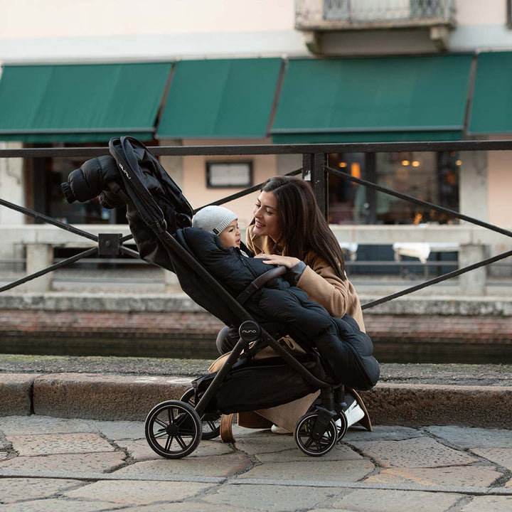 Nuna Winter Stroller Set - Caviar-Footmuffs-Caviar- | Natural Baby Shower