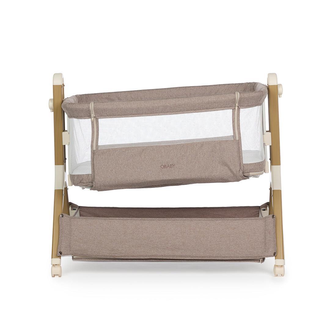 Obaby Cloud Bedside Crib - Nutmeg-Bedside Cribs-Nutmeg- | Natural Baby Shower