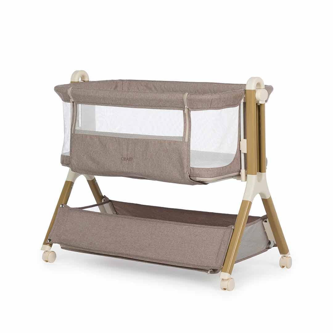 Obaby Cloud Bedside Crib - Nutmeg-Bedside Cribs-Nutmeg- | Natural Baby Shower