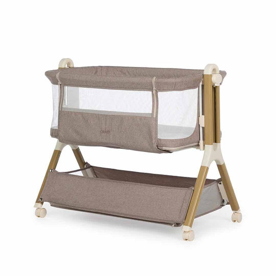 Obaby Cloud Bedside Crib - Nutmeg-Bedside Cribs-Nutmeg- | Natural Baby Shower