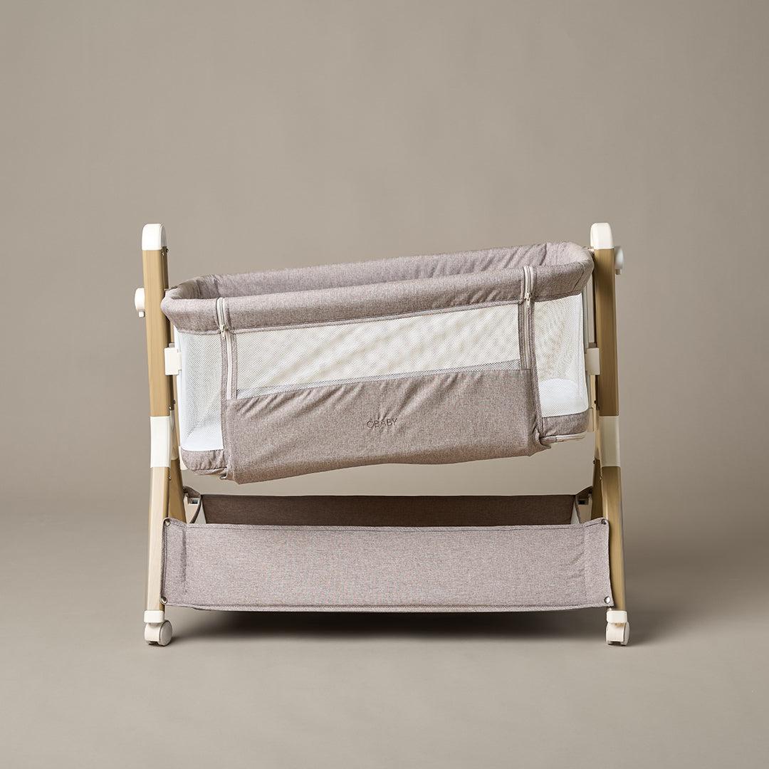 Obaby Cloud Bedside Crib - Nutmeg-Bedside Cribs-Nutmeg- | Natural Baby Shower