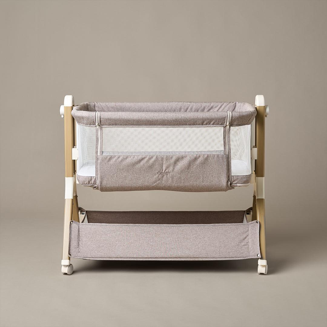 Obaby Cloud Bedside Crib - Nutmeg-Bedside Cribs-Nutmeg- | Natural Baby Shower