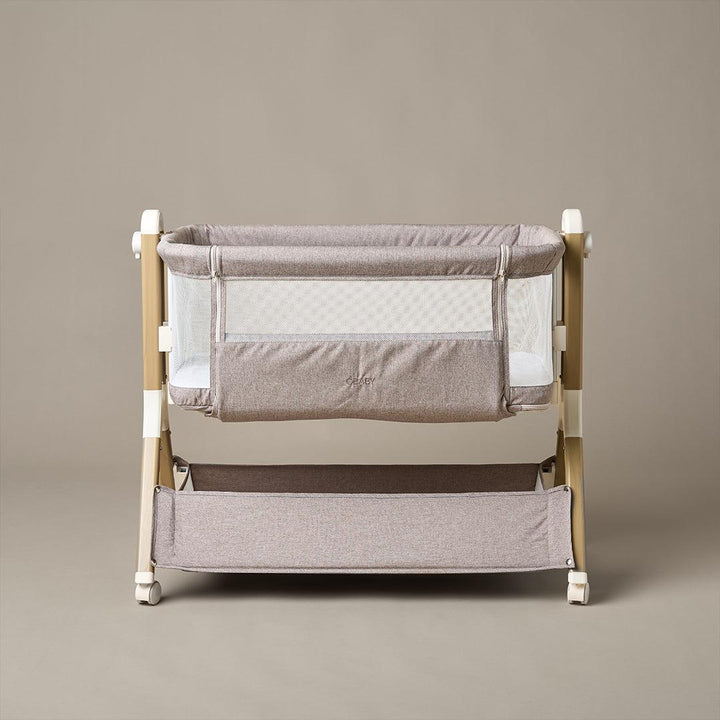 Obaby Cloud Bedside Crib - Nutmeg-Bedside Cribs-Nutmeg- | Natural Baby Shower