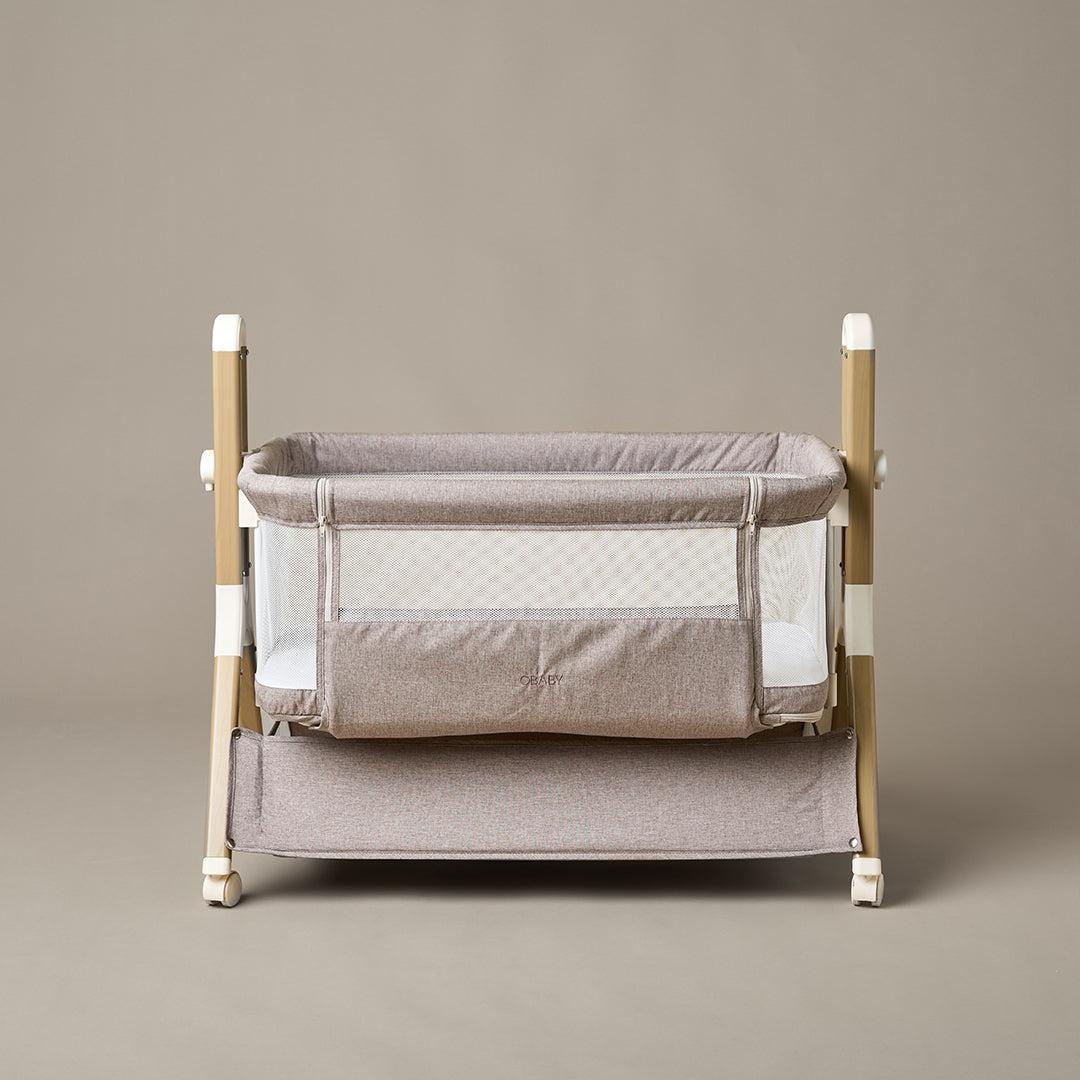 Obaby Cloud Bedside Crib - Nutmeg-Bedside Cribs-Nutmeg- | Natural Baby Shower
