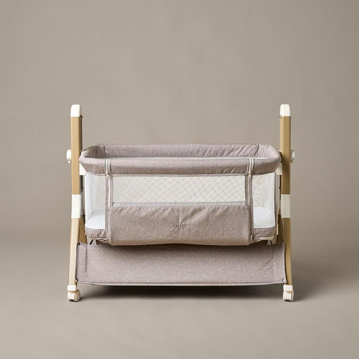 Obaby Cloud Bedside Crib - Nutmeg-Bedside Cribs-Nutmeg- | Natural Baby Shower