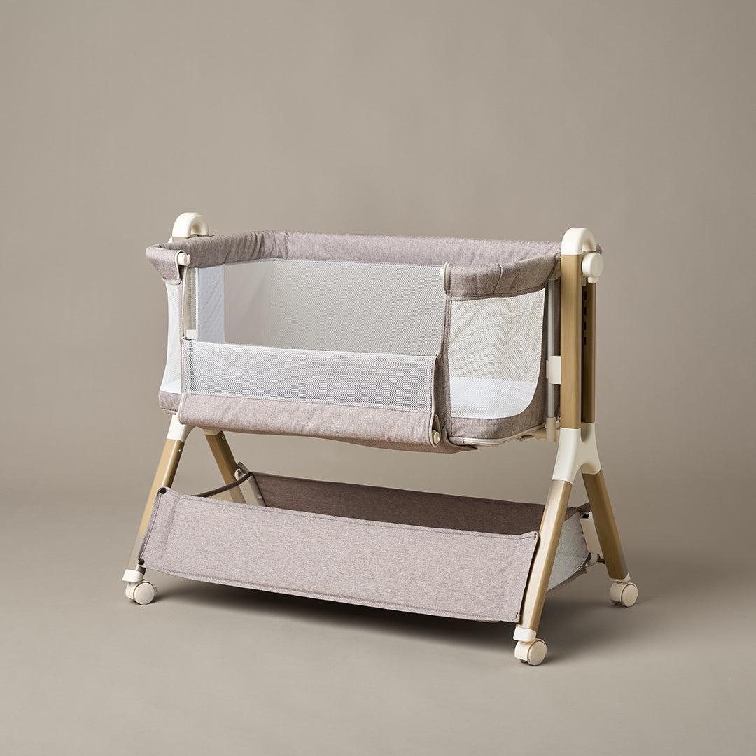 Obaby Cloud Bedside Crib - Nutmeg-Bedside Cribs-Nutmeg- | Natural Baby Shower