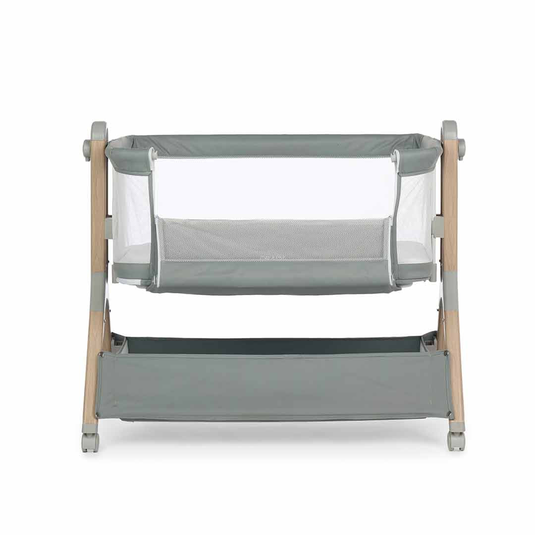 Obaby Cloud Bedside Crib - Sage-Bedside Cribs-Sage- | Natural Baby Shower