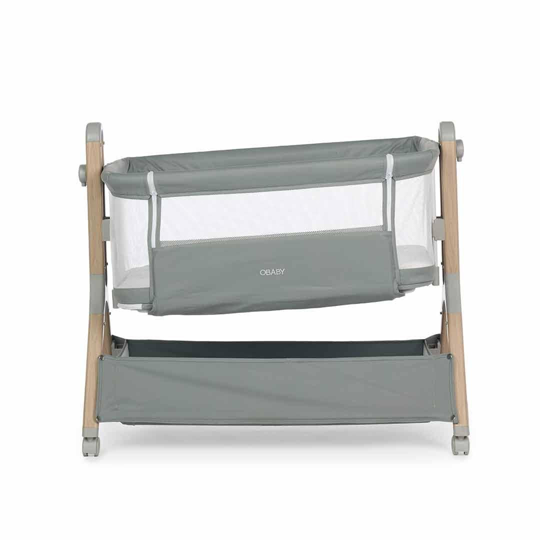 Obaby Cloud Bedside Crib - Sage-Bedside Cribs-Sage- | Natural Baby Shower