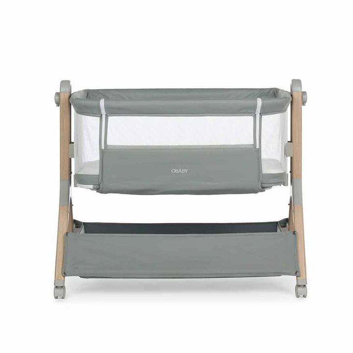 Obaby Cloud Bedside Crib - Sage-Bedside Cribs-Sage- | Natural Baby Shower