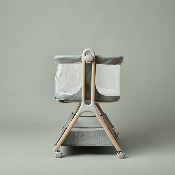 Obaby Cloud Bedside Crib - Sage-Bedside Cribs-Sage- | Natural Baby Shower