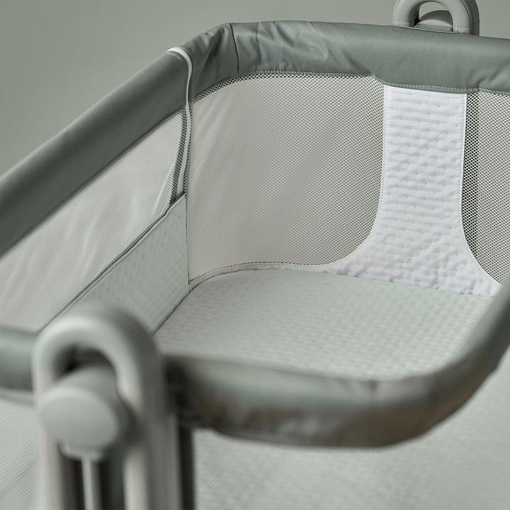 Obaby Cloud Bedside Crib - Sage-Bedside Cribs-Sage- | Natural Baby Shower