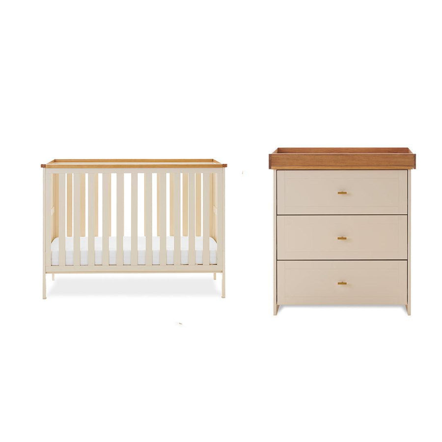 Obaby Evie Mini 2 Piece Room Set - Cashmere-Nursery Sets-Cashmere-No Mattress | Natural Baby Shower