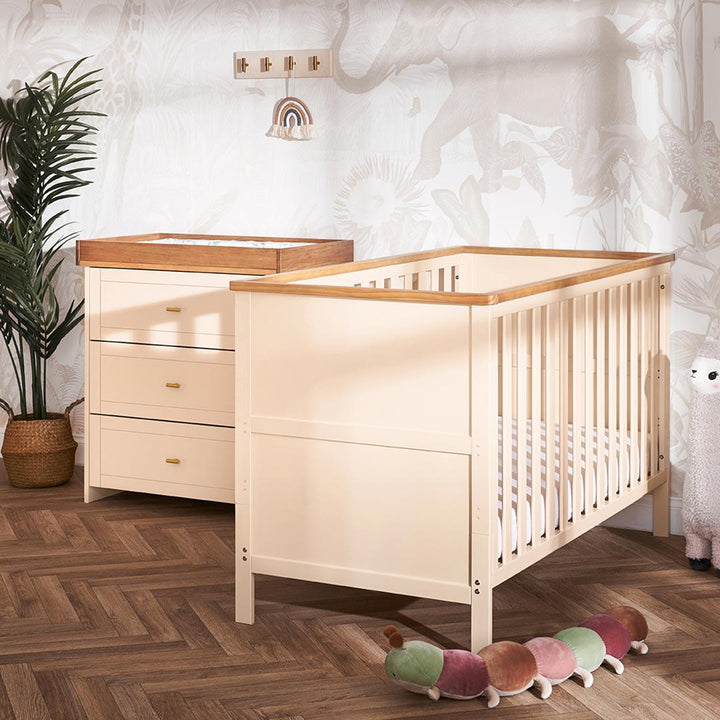 Obaby Evie 2 Piece Room Set - Cashmere-Nursery Sets-Cashmere-No Mattress | Natural Baby Shower