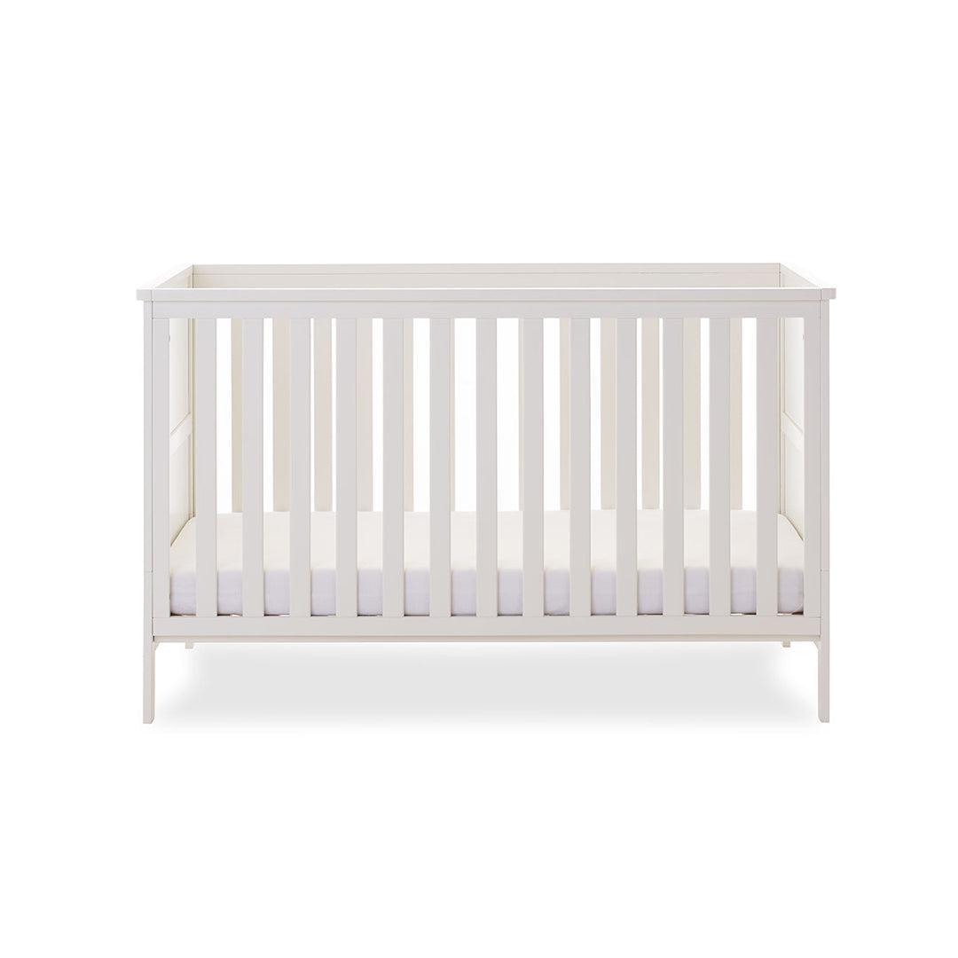Obaby Evie Cot Bed - White-Cot Beds-White-No Mattress | Natural Baby Shower