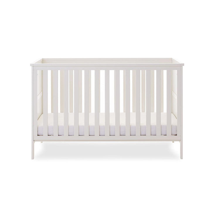 Obaby Evie Cot Bed - White-Cot Beds-White-No Mattress | Natural Baby Shower