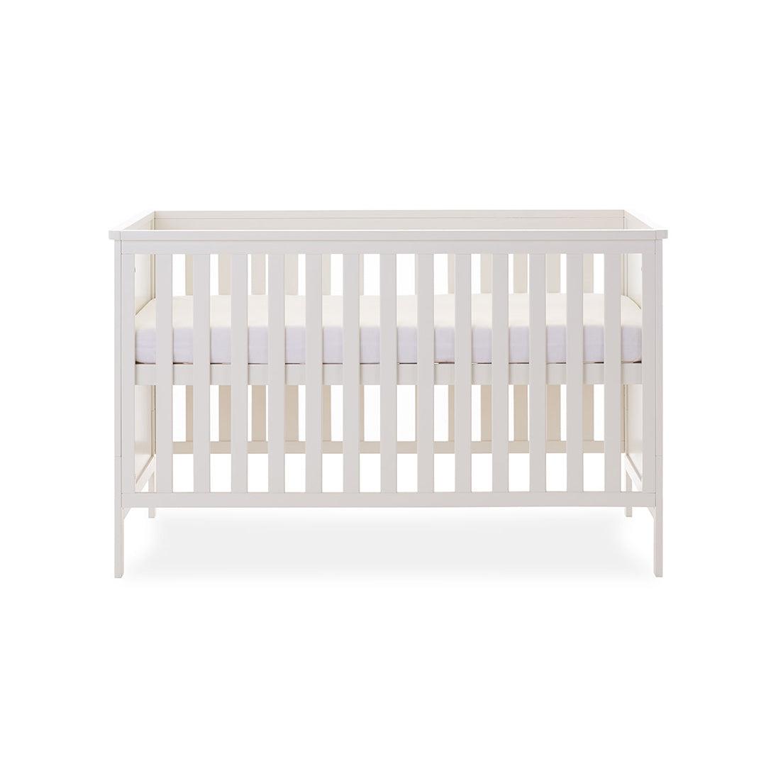Obaby Evie Cot Bed - White-Cot Beds-White-No Mattress | Natural Baby Shower