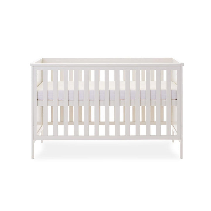 Obaby Evie Cot Bed - White-Cot Beds-White-No Mattress | Natural Baby Shower