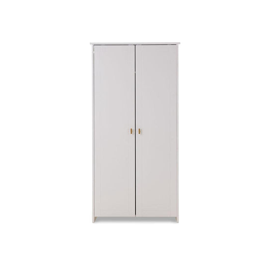 Obaby Evie Double Wardrobe - White-Wardrobes-White- | Natural Baby Shower