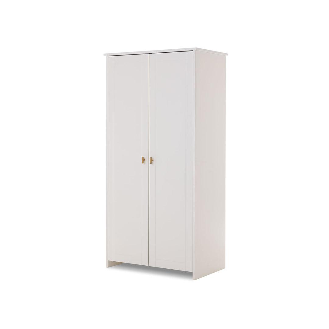 Obaby Evie Double Wardrobe - White-Wardrobes-White- | Natural Baby Shower
