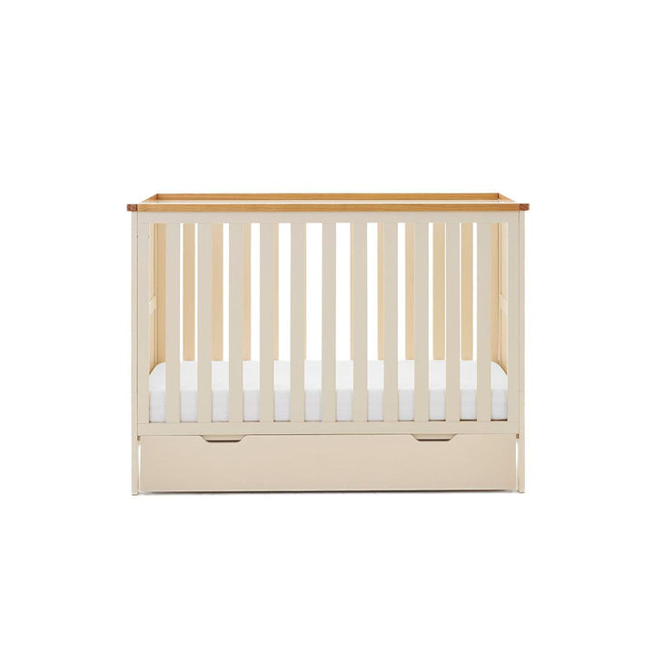 Obaby Evie Mini Cot Bed - Cashmere-Cot Beds-Cashmere-No Mattress | Natural Baby Shower