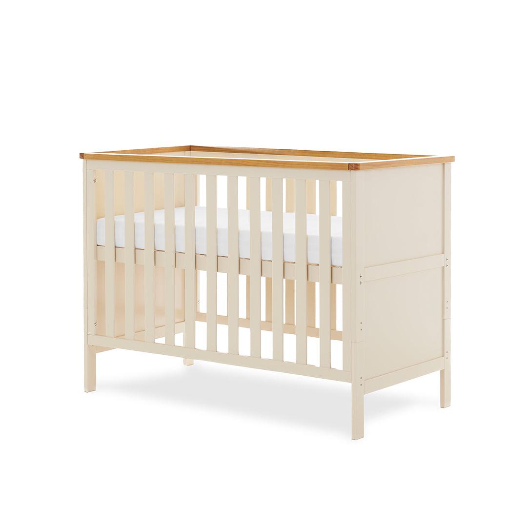 Obaby Evie Mini Cot Bed - Cashmere-Cot Beds-Cashmere-No Mattress | Natural Baby Shower