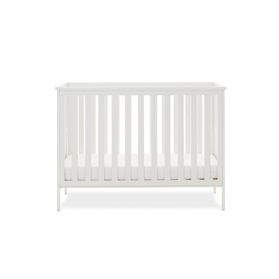 Obaby Evie Mini Cot Bed - White-Cot Beds-White-No Mattress | Natural Baby Shower