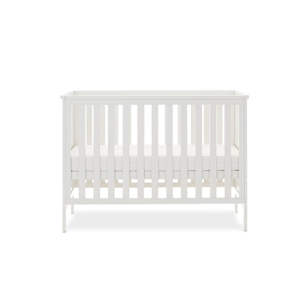Obaby Evie Mini Cot Bed - White-Cot Beds-White-No Mattress | Natural Baby Shower