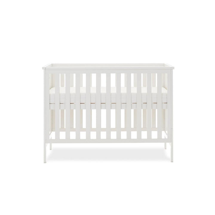 Obaby Evie Mini Cot Bed - White-Cot Beds-White-No Mattress | Natural Baby Shower