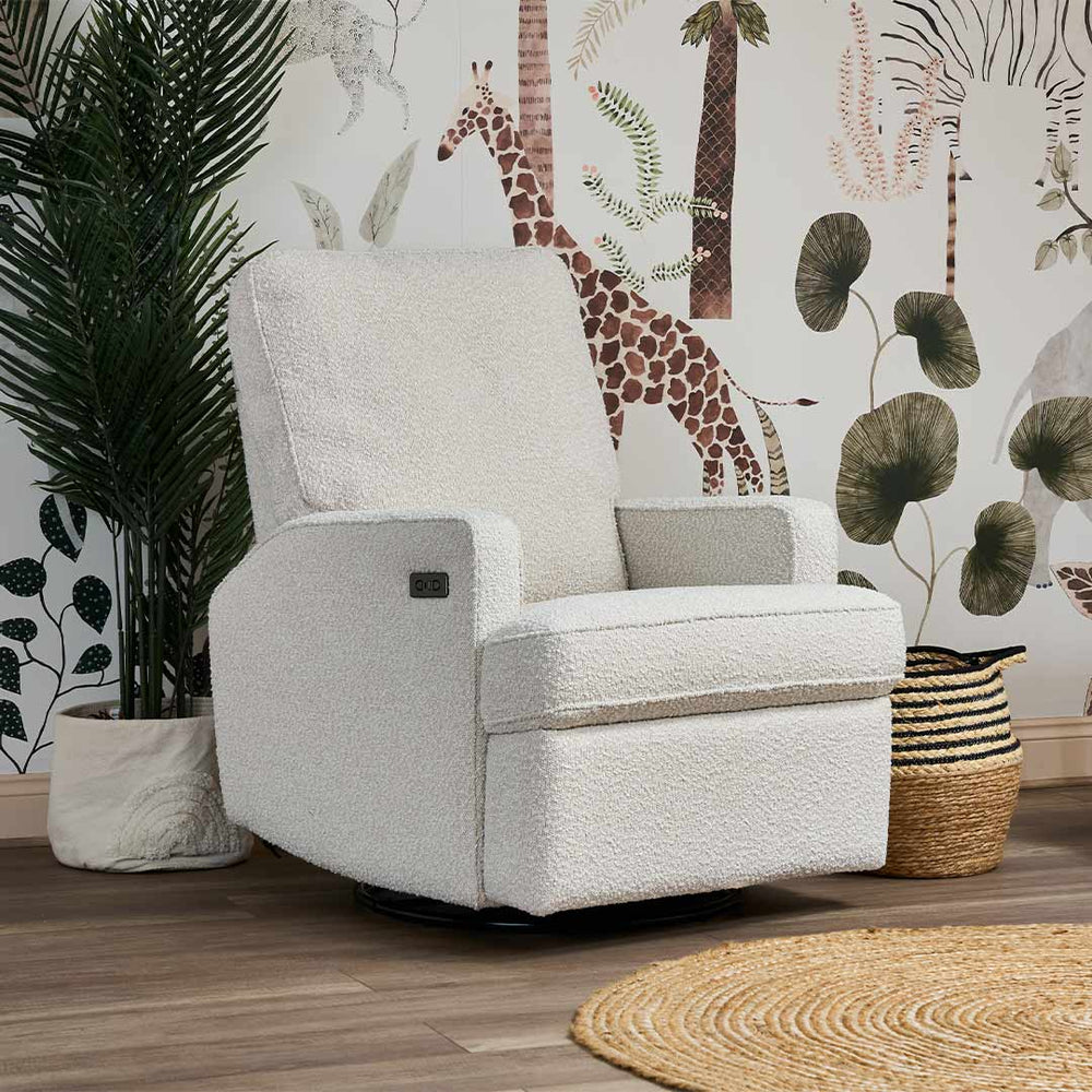 Obaby Madison Electric Recliner - Bouclé-Feeding Chairs-Bouclé Style-One Size | Natural Baby Shower