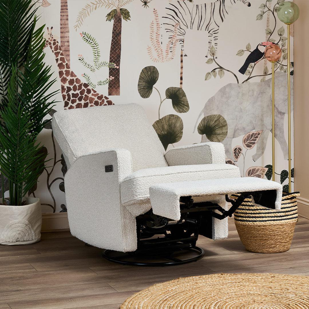 Obaby Madison Electric Recliner - Bouclé-Feeding Chairs-Bouclé Style-One Size | Natural Baby Shower