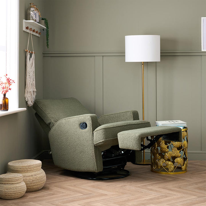 Obaby Madison Manual Recliner Chair - Olive-Feeding Chairs-Olive-One Size | Natural Baby Shower