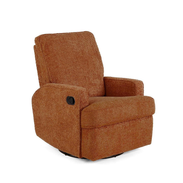 Obaby Madison Swivel Glider Recliner Chair - Chenille Marmalade-Feeding Chairs-Chenille Marmalade- | Natural Baby Shower