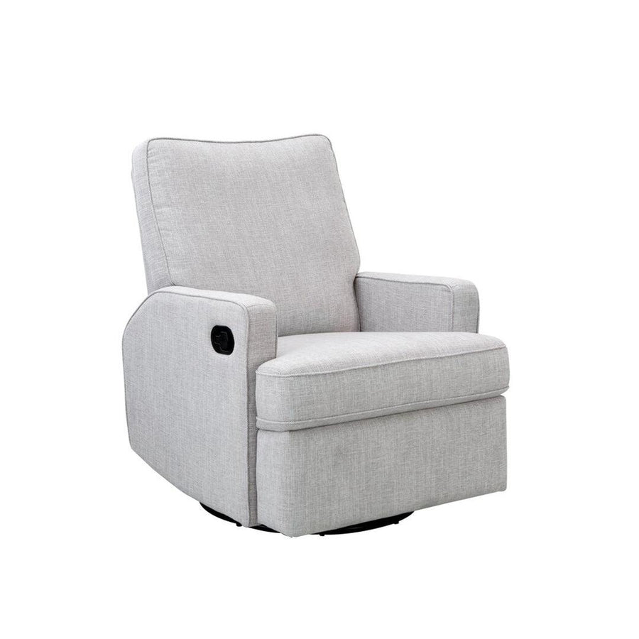 Obaby Madison Swivel Glider Recliner Chair - Pebble-Feeding Chairs-Pebble-97 x 75 x 100 | Natural Baby Shower