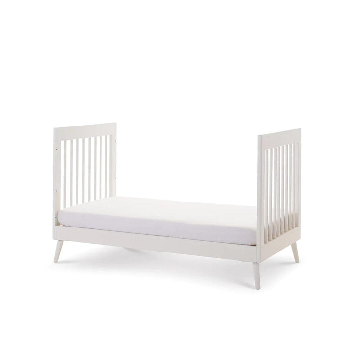 Obaby Maya Cot Bed - Nordic White-Cot Beds-Nordic White-No Mattress | Natural Baby Shower