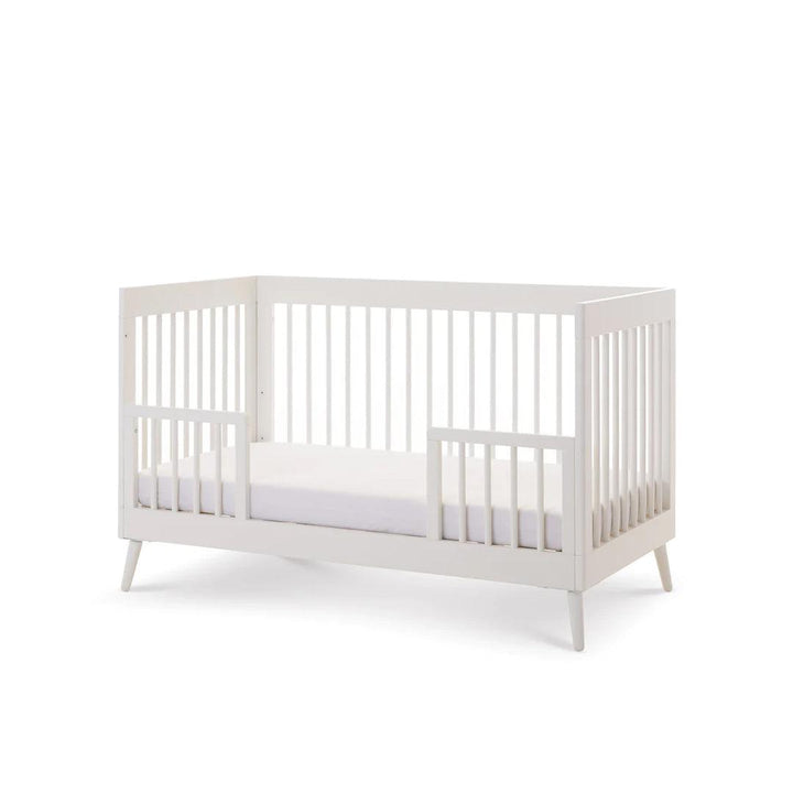 Obaby Maya Cot Bed - Nordic White-Cot Beds-Nordic White-No Mattress | Natural Baby Shower