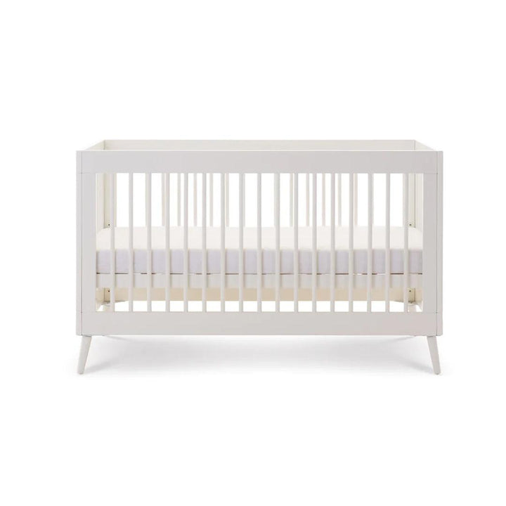 Obaby Maya Cot Bed - Nordic White-Cot Beds-Nordic White-No Mattress | Natural Baby Shower